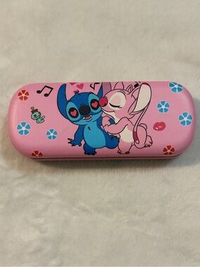 DISNEY STITCH & ANGEL HARD SHELL EYEGLASS CASE